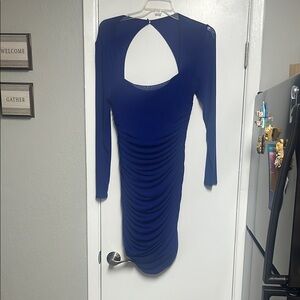 Blue homecoming dress; can be used for other cocktail occasions